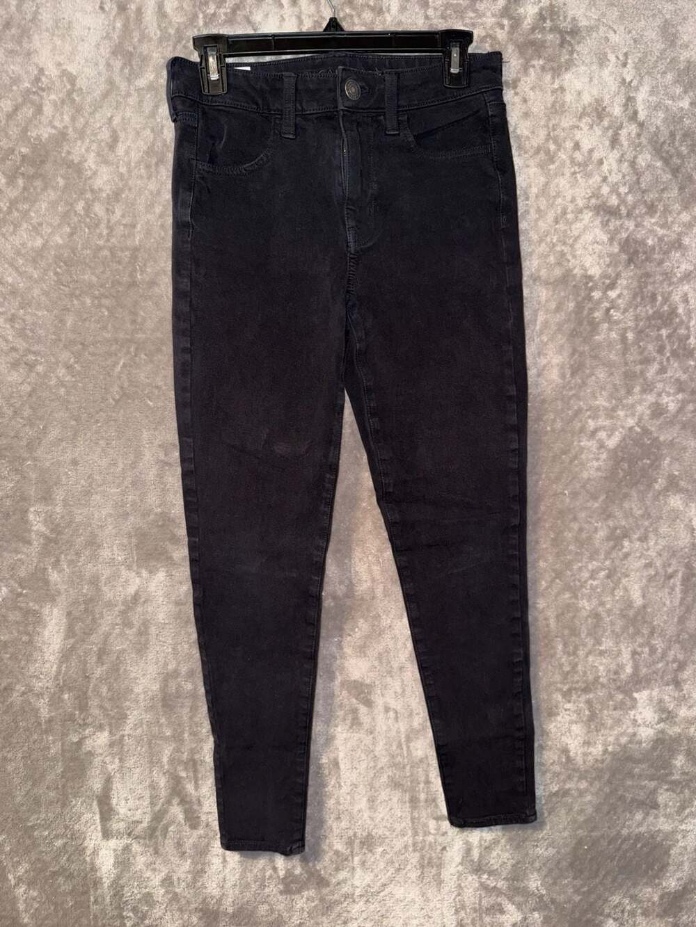 American Eagle 360 Ne(x)t Level Stretch Black Skinny Jeans Size 4 Regular